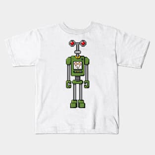 Pixel Robot 077 Kids T-Shirt